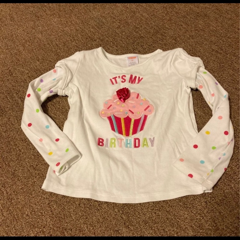 Gymboree "It's My Birthday" long sleeve